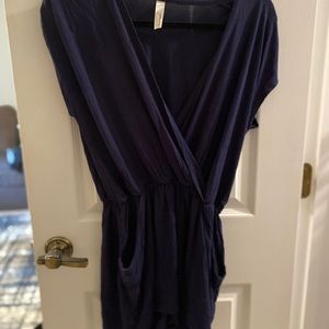 Navy blue romper